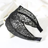 Lace Lace Wide-brimmed Openwork Hand-knitted Headband Nhdp149931 sku image 1