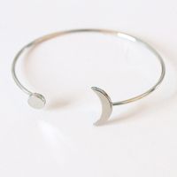 Fashion Sun Moon Opening Adjustable Bracelet Nhdp150020 sku image 2