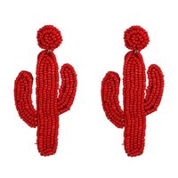Fashion Cactus Beads Earrings Nhjj150127 sku image 1