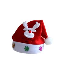 Stylish Christmas Applique Cartoon Glowing Snowman Child Hat Nhmv150211 sku image 3