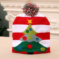Wollmütze, Gestrickte Weihnachts Mütze Für Erwachsene, Bunte Leuchtende Strick Mütze, Hochwertige Weihnachts Mütze Für Ältere Menschen sku image 1