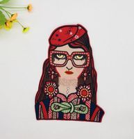 Fashion Woman Head Clothes Patch Stickers Nhlt150215 main image 3