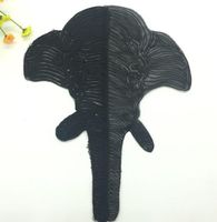 Etiqueta Engomada De Tela Bordada Con Cuerda Especial De Elefante Animal De Dibujos Animados Nhlt150230 main image 1