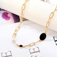 Hip Hop Nightclub Series Electroplated Chain Necklace Nhxs150286 main image 5