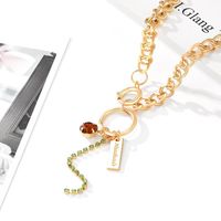Fashion Simple New Simple Chain Metal Necklace Nhxs150327 main image 3