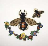 Cloth Sticker Towel Blend Embroidery Bee Decoration Clothes Patch Sticker Nhlt150343 main image 3