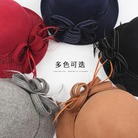 Fashion Sheep Hat Stereo Bow Feather Hat Nhxo150398 main image 4