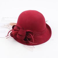 Fashion Sheep Hat Stereo Bow Feather Hat Nhxo150398 main image 7