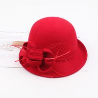 Fashion Sheep Hat Stereo Bow Feather Hat Nhxo150398 main image 11