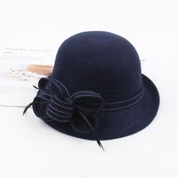 Fashion Sheep Hat Stereo Bow Feather Hat Nhxo150398 main image 12