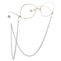 Stylish Minimalist Golden Chain -shaped Glasses Chain Nhbc150479 main image 3