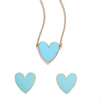 Fashion Heart Shaped Devi S Eyes Lips Necklace Earrings Nhjq150485 main image 16