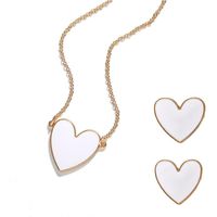Fashion Heart Shaped Devi S Eyes Lips Necklace Earrings Nhjq150485 main image 3