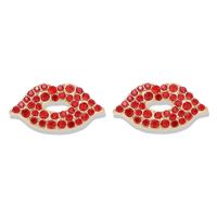 Fashion Heart Shaped Devi S Eyes Lips Necklace Earrings Nhjq150485 main image 6