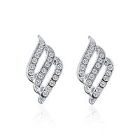 New Feather Studded Stud Earrings Nhdp150494 main image 7