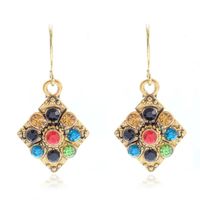 Fashion Diamond Retro Diamond Earrings Nhdp150508 main image 7