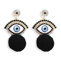 New Crystal Devil S Eye Fleece Ball Earrings Nhjq150526 main image 15