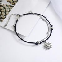 Simple Rope Sun Alloy Double-layer Anklet Nhpf150529 main image 3