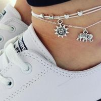 Fashion Animal Alloy Plating No Inlaid Women's Anklet main image 1