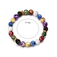 Fashion Rainbow Natural Agate Stone Bracelet Nhpf150544 main image 3