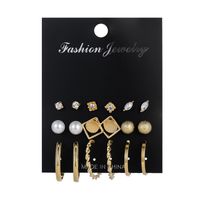 Fashion Opal Pearl Stud Earrings Nhsd150870 main image 3
