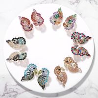 Alloy Diamond Colored Bird Earrings Nhjq151043 main image 3