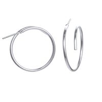 Geometric Metal Circle Hoop Earrings Nhpf151083 main image 4