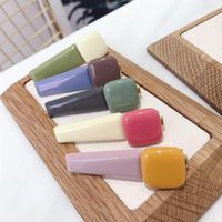 Macaron Candy Contrast Square Cute Hair Clip Nhsm151175 main image 6