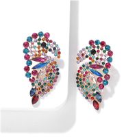 Alloy Diamond Colored Bird Earrings Nhjq151043 sku image 3