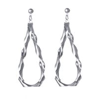 Water Drop Type Metal Twisted Earrings Nhpf151073 sku image 2