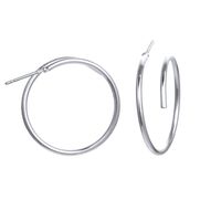 Geometric Metal Circle Hoop Earrings Nhpf151083 sku image 2