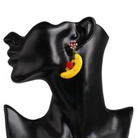 Banana Flower Earrings Diamond Stud Earrings Women's Earrings Wholesale main image 6