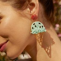 Earrings Female Simple Ice Cream Earrings Fashion Ear Jewelry 4 Colors Wholesale main image 1