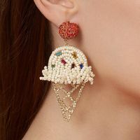Earrings Female Simple Ice Cream Earrings Fashion Ear Jewelry 4 Colors Wholesale main image 3