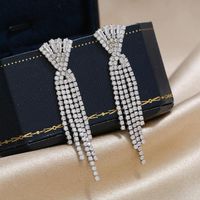 Fashion Simple Earrings Earrings Female Claw Chain Long Tassel Earrings main image 5