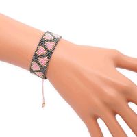 Internet-promi-anzug Weibliches Armband Miyuki Reis Perlen Hand Gewebte Liebe Kristall Weiden Nägel Trend Igen Schmuck main image 4