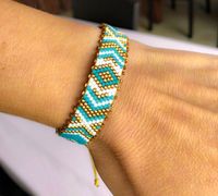 Miyuki Reis Perlen Gewebt Europäischen Und Amerikanischen Böhmischen Retro Ethnischen Stil Einfache Mode Paar Armband Schmuck main image 3