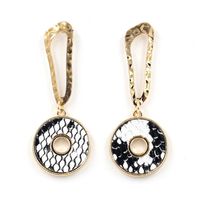 Japonais Et Coréen Accessoires De Mode Nouveau Modèle De Serpent En Cuir Boucles D'oreilles Femelle Personnalité Or Alliage Placage Boucles D'oreilles D'une Seule Pièce Dropshipping main image 4