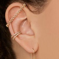 Women's Earring Alloy Pearl Diamond Interval main image 3