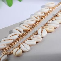 Bohemian Natural Shell Necklace Wild Short Alloy Clavicle Chain main image 3
