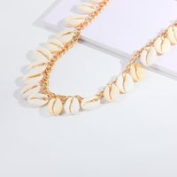 Bohemian Natural Shell Necklace Wild Short Alloy Clavicle Chain main image 4