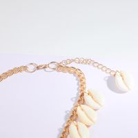 Bohemian Natural Shell Necklace Wild Short Alloy Clavicle Chain main image 5