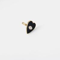 Heart Shaped Oil Drop Ring Fashion Simple Hand Jewelry For Women main image 3