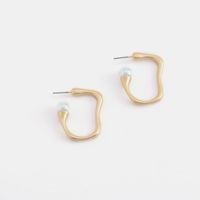 New Korean Geometric Irregular C-shaped Earrings Simple Creative Fashion Stud Earrings main image 4