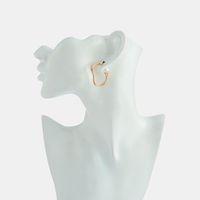 New Korean Geometric Irregular C-shaped Earrings Simple Creative Fashion Stud Earrings main image 5