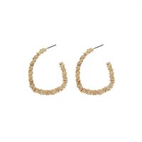 New Korean C-shaped Earrings Original Design Bump Earrings main image 6