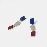 Popular Oil Drop Color Simple Earrings Women's Jewelry S925 Tremella Earrings Jewelry main image 3