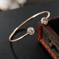 Simple Style Geometric Metal Diamond Artificial Gemstones Women's main image 4