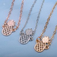 Cute Cutout Three-dimensional Pineapple Alloy Ladies Fruit Bracelet Anklet main image 1