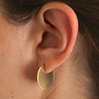 Metal Geometric 925 Silver Earrings main image 1